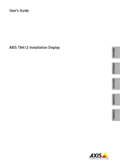 Axis T8412 Guide D'utilisation