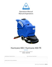 Dustbane Hurricane 400-TR Manuel D'opération