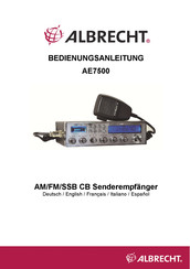 Albrecht AE7500 Guide D'utilisation