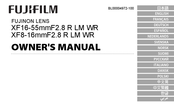 FujiFilm XF8-16mmF2.8 R LM WR Manuel Du Propriétaire