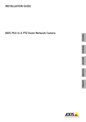 Axis P5512-E Guide D'installation