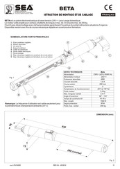 SEA BETA Instructions De Montage