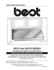 Best UP27I Serie Guide D'installation
