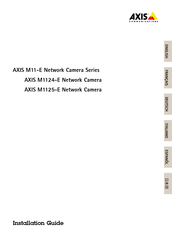 Axis M1124 Guide D'installation