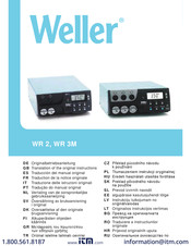 Weller WR 3M Traduction De La Notice Originale