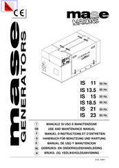 Mase IS 15 Manuel D'instructions Et D'entretien