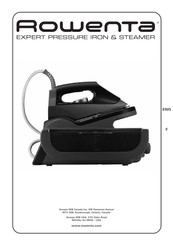 Rowenta EXPERT PRESSURE IRON & STEAMER Mode D'emploi