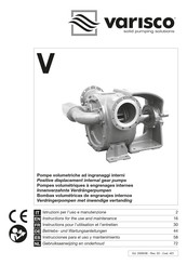 VARISCO V60-2 Instructions Pour L'utilisation Et L'entretien