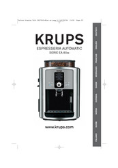 Krups ESPRESSERIA AUTOMATIC EA 80 Serie Mode D'emploi