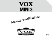 Vox MINI 3 Manuel D'utilisation