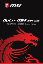 MSI Optix G24C Mode D'emploi