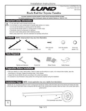 LUND 26410017 Instructions D'installation