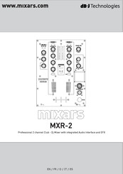mixars MXR-2 Manuel D'instructions