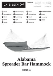 La Siesta Alabama Spreader Bar Hammock Manuel