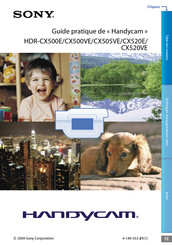 Sony HANDYCAM HDR-CX500VE Guide Pratique