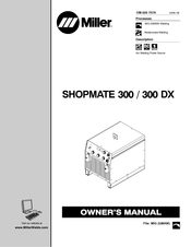 Miller SHOPMATE 300 DX Manuel D'utilisation
