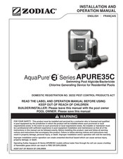 Zodiac AquaPure EI 1APURE35C Guide D'installation Et D'utilisation