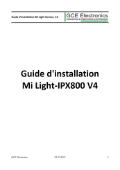 GCE Electronics Mi Light Guide D'installation
