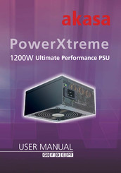 Akasa PowerXtreme PSU Manuel De L'utilisateur