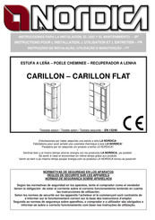 LA NORDICA CARILLON FLAT Instructions Pour L'installation, L'utilisation Et L'entretien