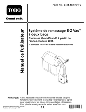 Toro E-Z Vac 78570 Manuel De L'utilisateur