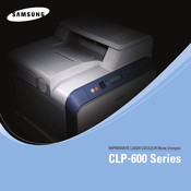 Samsung CLP-600 Serie Mode D'emploi