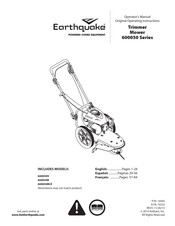 EarthQuake 600050BCE Manuel De L'utilisateur