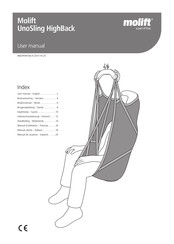 Etac Molift UnoSling HighBack Mode D'emploi