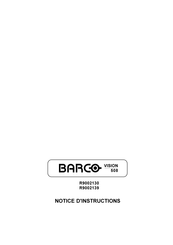 Barco R9002139 Notice D'instructions