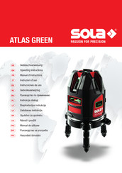 Sola ATLAS GREEN Manuel D'instructions