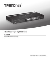 TRENDnet TL2-G244 Guide D'installation Rapide