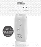 Homedics DUO LITE Manuel D'instructions