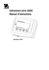 OHAUS DEFENDER 2000 Serie Manuel D'instructions