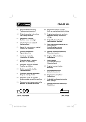 Toolson 43.012.96 Instructions D'origine