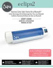 SIZZIX eclips 2 Guide De L'utilisateur