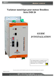 SERAD IMD20 Série Guide D'installation