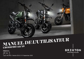 Brixton CROSSFIRE 125 XS 2020 Manuel De L'utilisateur