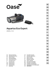 Oase Aquarius Eco Expert 20000/12V Notice D'emploi