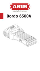 Abus Bordo 6500A Instructions D'utilisation