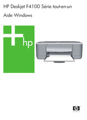 HP Deskjet F4100 All-in-One Série Mode D'emploi
