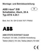 ABB GH Q 630 7071 P0002 Mode D'emploi