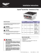 Vollrath Cayenne HPA1002 Instructions D'installation