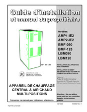 Dettson LBM120 Guide D'installation Et Manuel Du Propriétaire