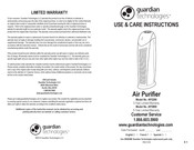 Guardian Technologies pureguardian AP2200 Utilisation Et Instructions D'entretien