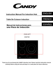 Candy CI6744 Manuel D'instructions