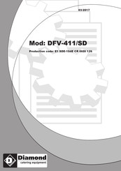 Diamond DFV-411/SD Combi direct 104 4 x 1/1 GN Instructions Pour L'installation, Emploi Et Entretien