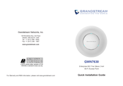 Grandstream GWN7630 Guide D'installation Rapide