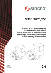 Sincro SK225 Serie Manuel D'utilisation Et De Maintenance