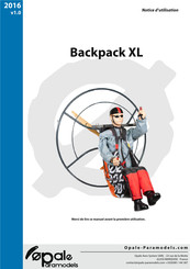 Opale-Paramodels Backpack XL Notice D'utilisation