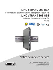 JUMO dTRANS S08 86B2 Notice De Mise En Service